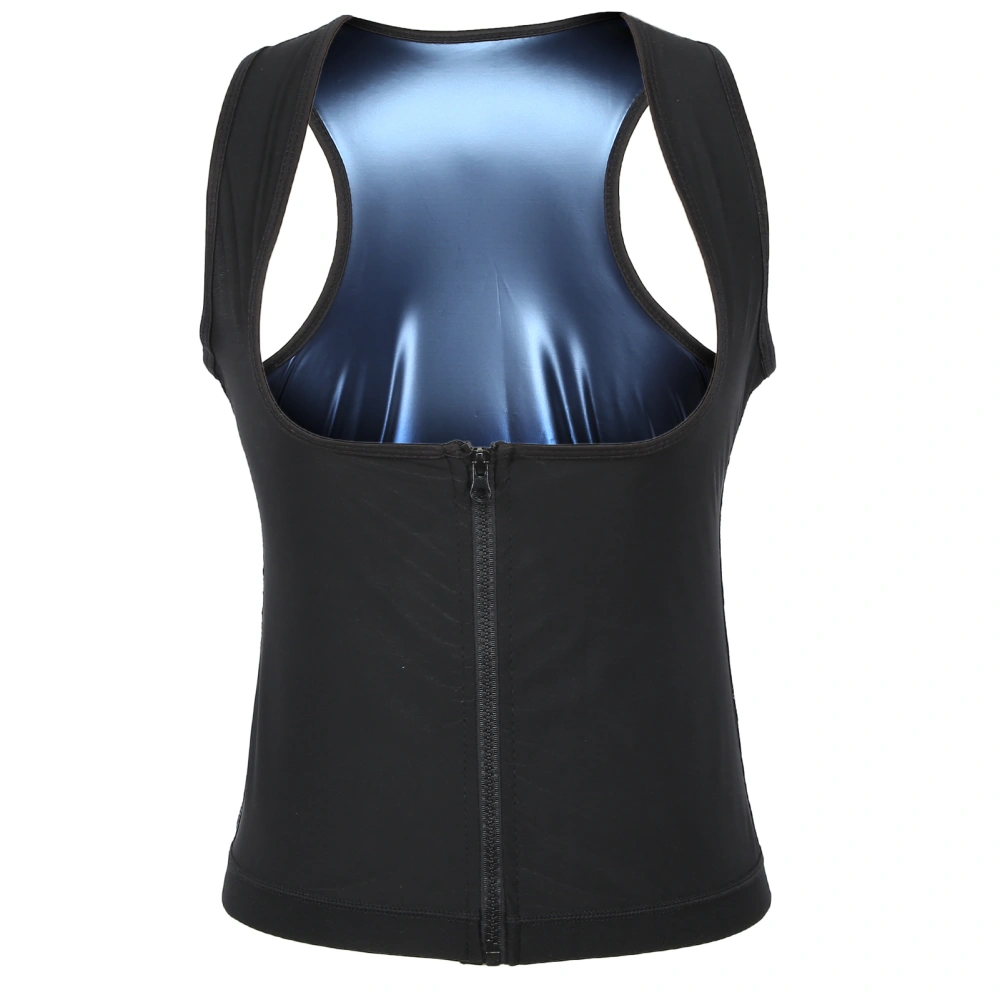 Sauna Vest Heating Sweat Tank Top Breathable Waist Trainer Zipper Sports Corset for FemaleS/M