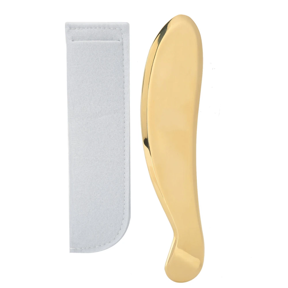 Brass Household Face Gua Sha Massage Tool Portable Neck Body Therapy Scraping Board