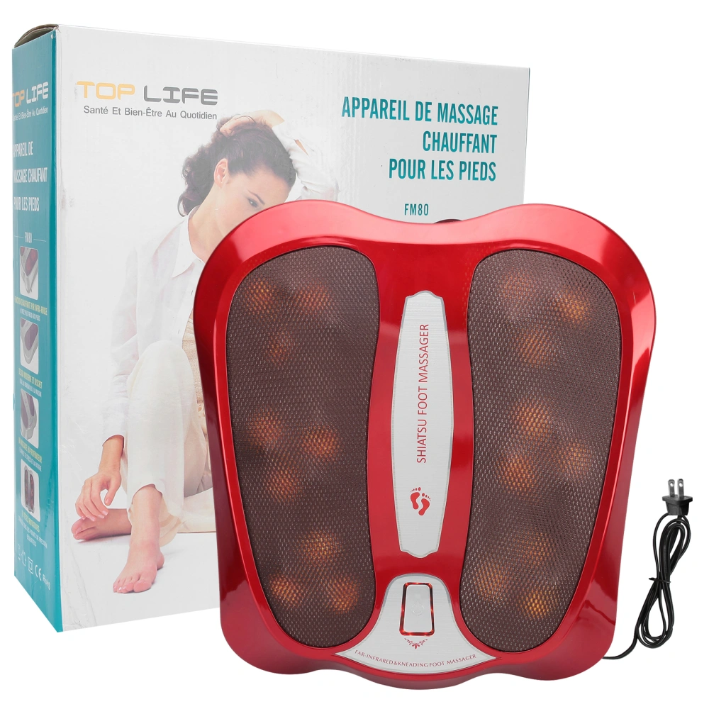 Foot Massager Warm Hot Care Relaxation Deep Massage Soothing Home Foot MassagerUS Plug 110V