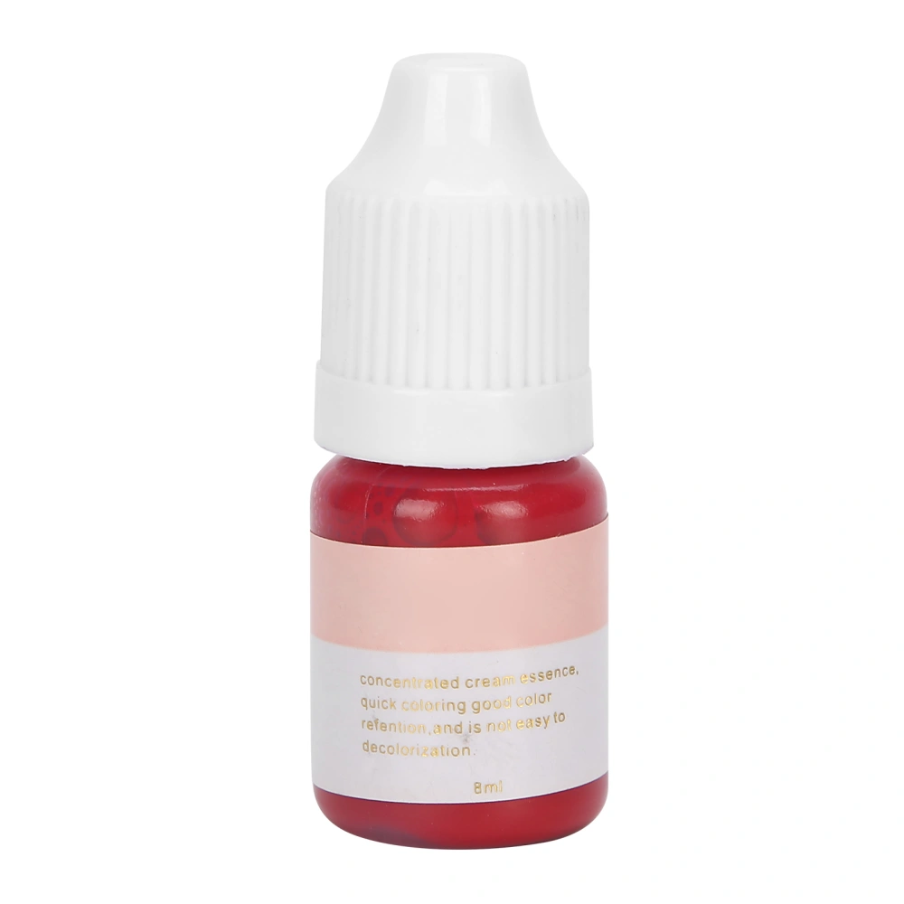 8ml Lips Microblading Pigment SemiPermanent Lip Tattoo Ink Make Up Tattoo Supply(Rose Red )