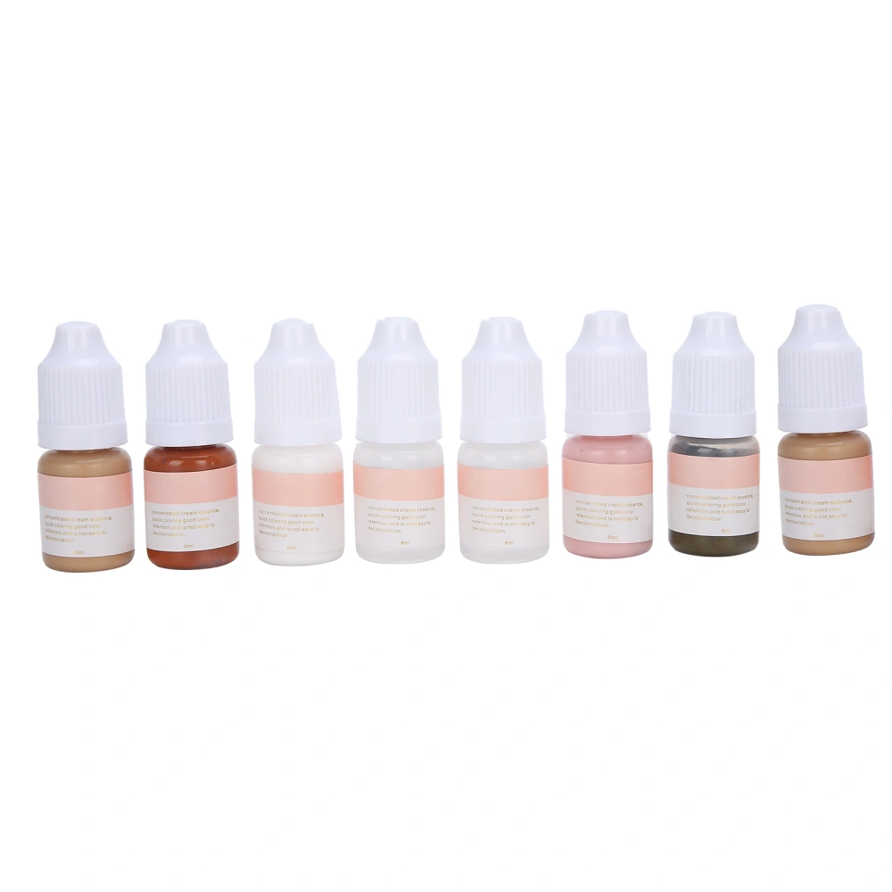 SemiPermanent Microblading Pigment Tattoo Ink Plant Extract Make Up Tattoo Supply(Auxiliary Pigment Set )