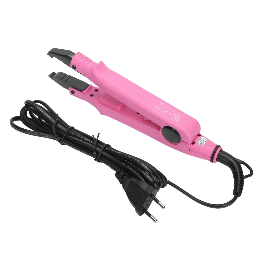 Hair Extension Iron Temperature Change Heated Connector Machine Keratin Tool 110‑240VEU Plug