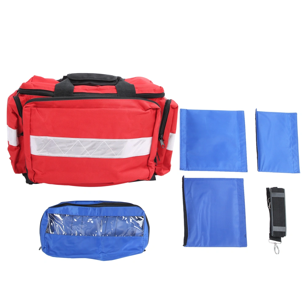 Nylon Emergency Aid Tools Empty Storage Bag Emergency Trauma Kit Pouch Reflective Stripe Bag