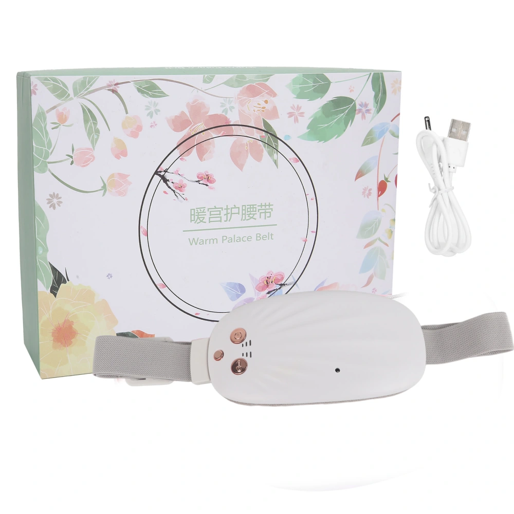 USB Charging Electric Menstrual Heating Massaging Belt Vibration Massage Uterus Warmer#2