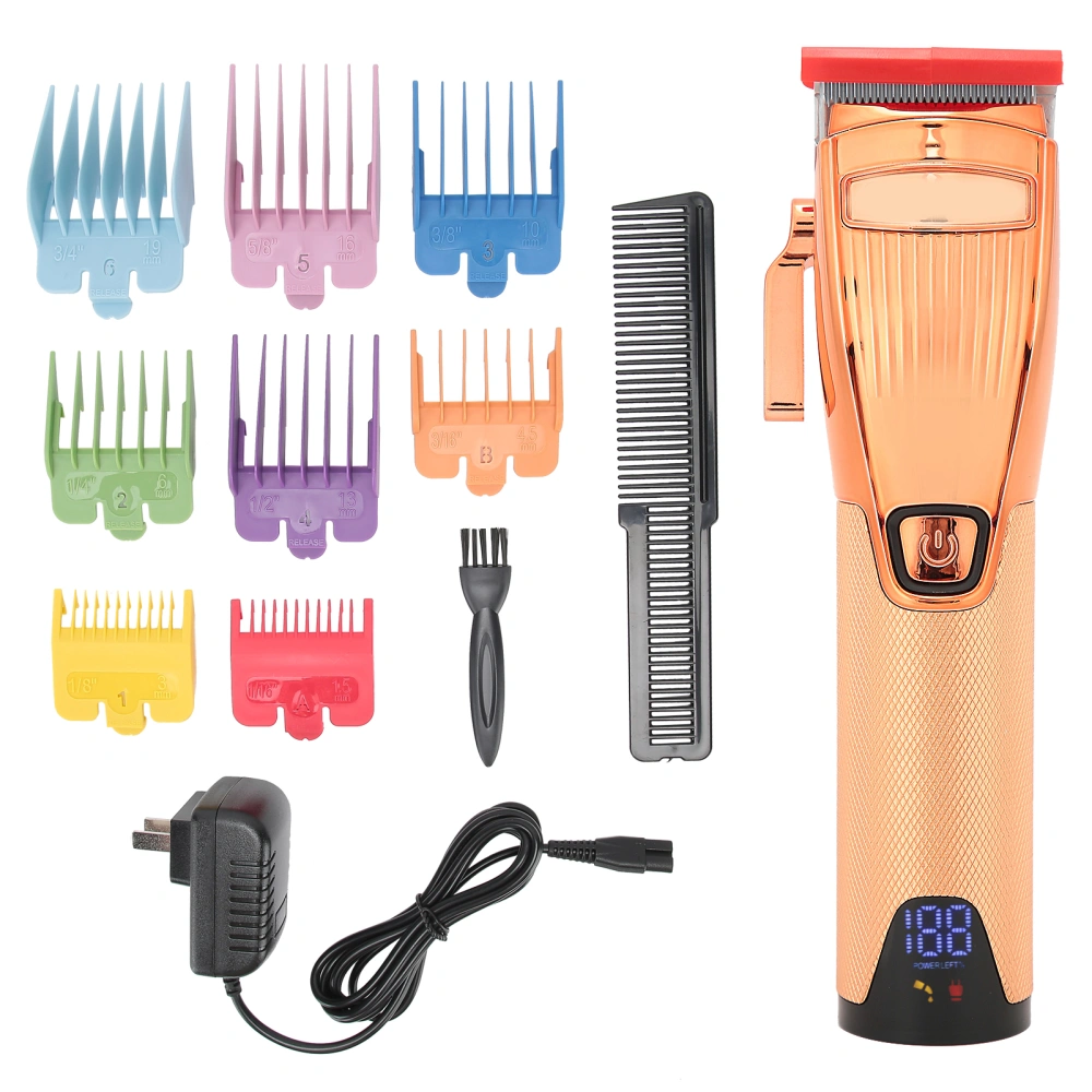 suaperne S700 Hair Clippers Hair Cutter Strong Powder Electric Hair Clipper for Home Salon US Plug 100‑240VRose Gold