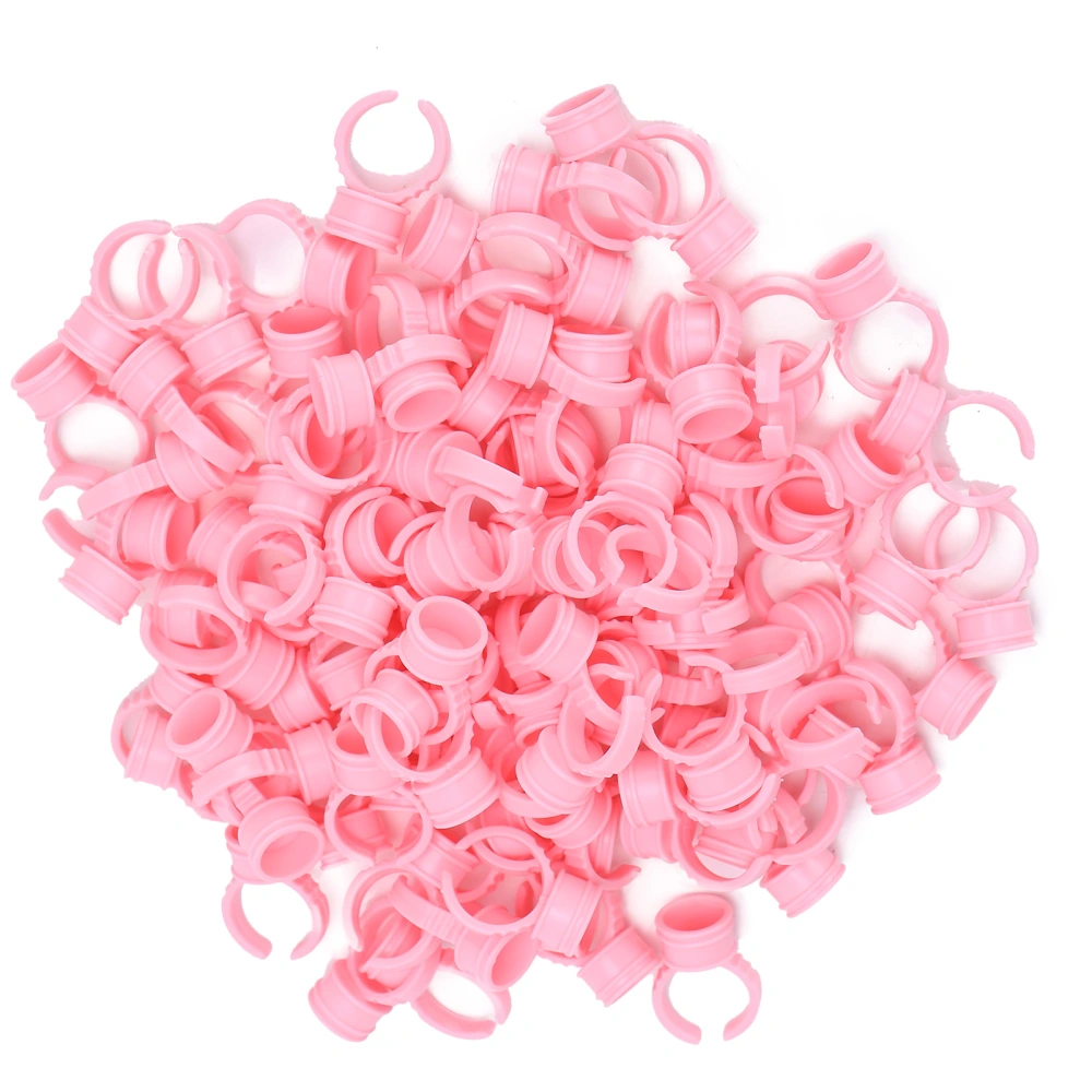 1000pcs Tattoo Ink Ring Cups Disposable Pigment Holder Adjustable Eyelash Grafting ToolM 2