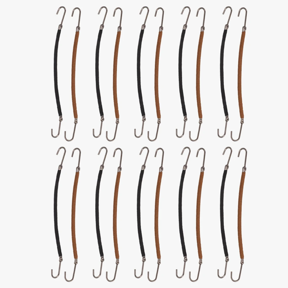 20pcs Women Ponytail Hooks Hair Clips Elastic Hair Ties Ponytail Holders Hair Accessory