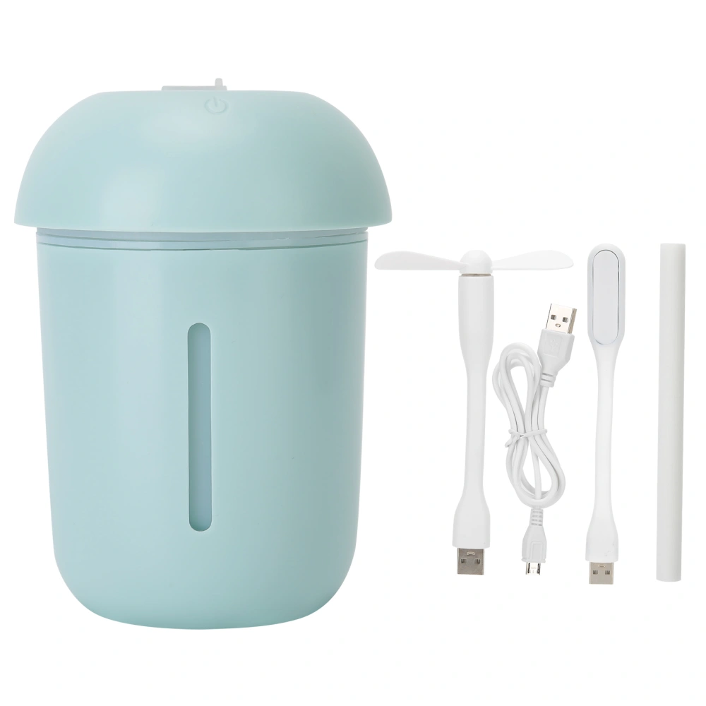 200ml Air Humidifier USB Plug Aroma Oil Diffuser Portable Negative Ion Mushroom Mist MakerBlue