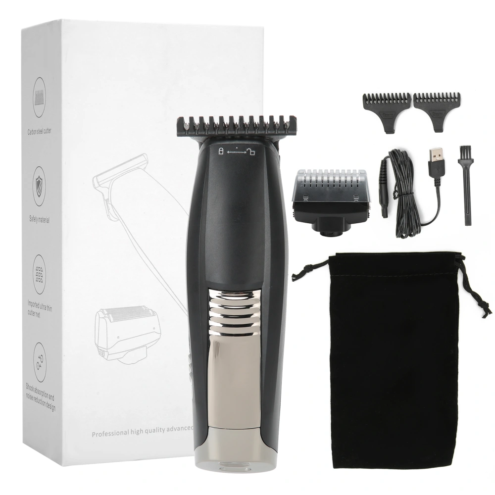 2 In 1 Hair Beard Clippers Trimmer USB Cordless Professional Salon Hair Cutting Tools