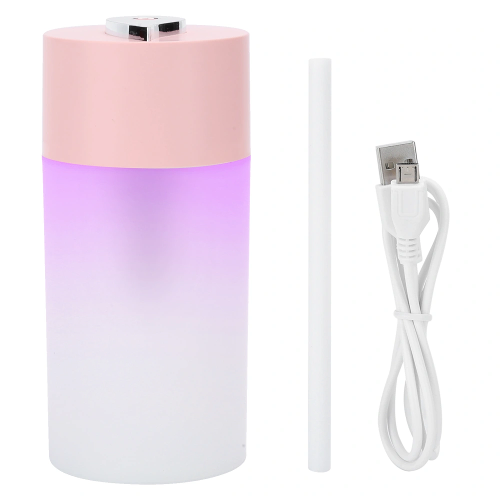 USB Humidifier Air Humidifier Noiseless High Capacity Essential Oil Diffuser for OfficePink