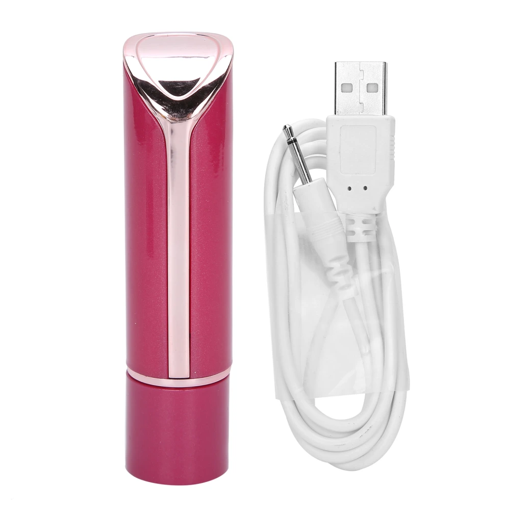 Female Vibrator Massager Lipstick Shape GSpot Clit Stimulator USB Rechargeable Sex Toy(Purple )