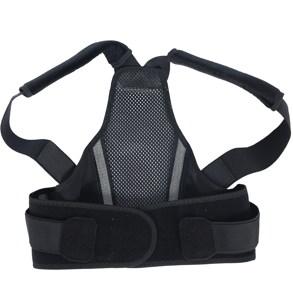 Posture Corrector Adjustable Shoulder Back Straightener Breathable Back Support Brace BeltL