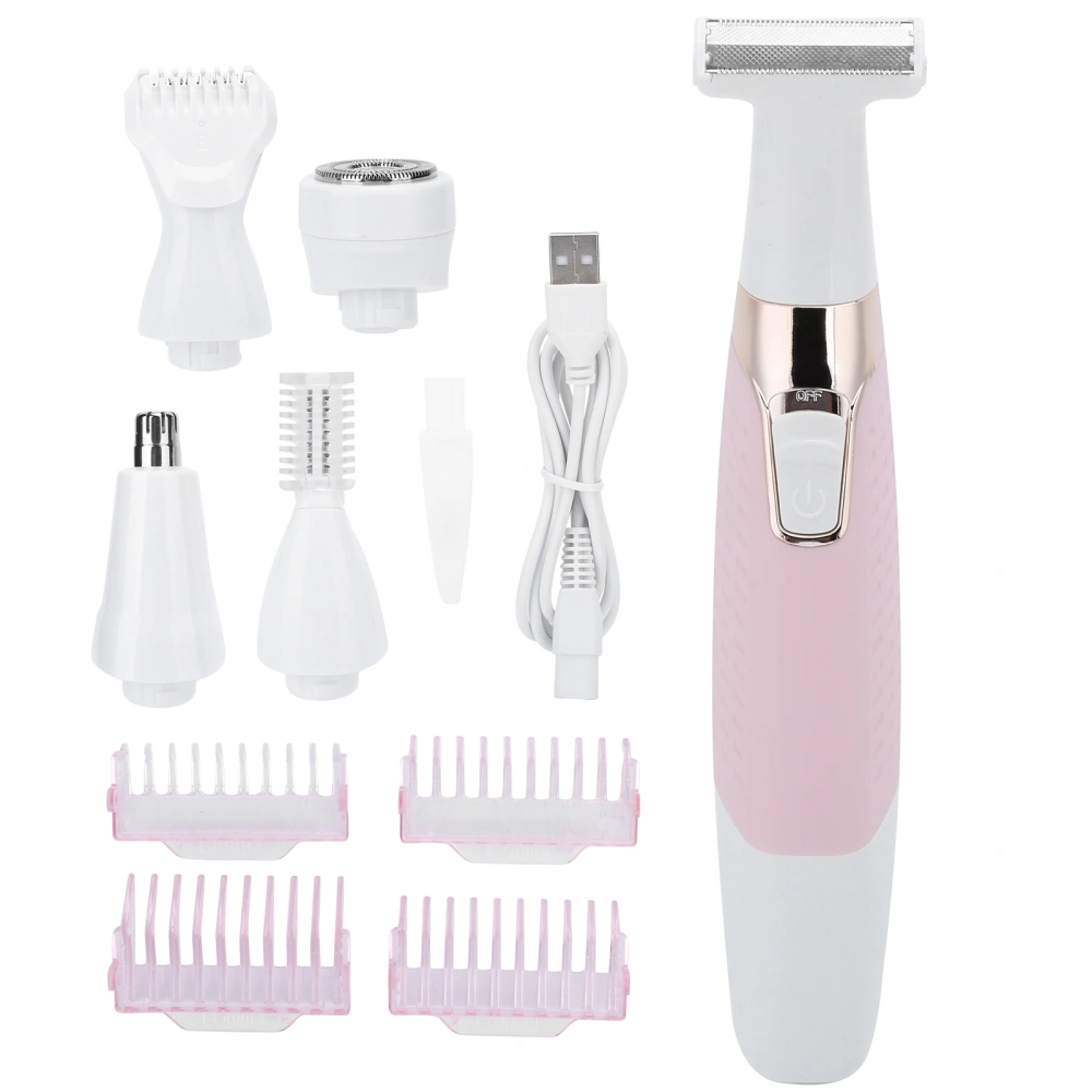 Electric Body Depilator USB Rechargeable Women Shaver Painless 5 In 1 Hair Removal Machine