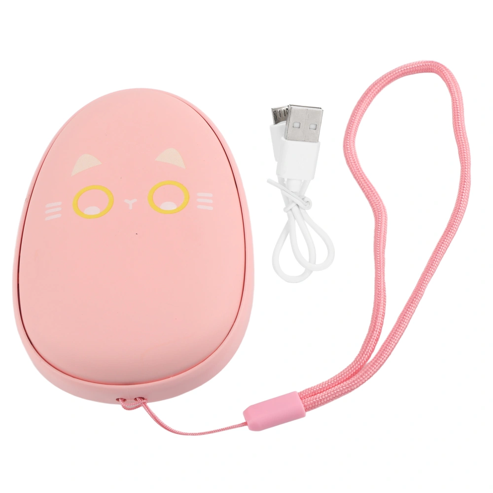 4000mAh Power Bank Portable USB Hand Warmer Heater Pocket Warmer Gifts for Men and WomenPink