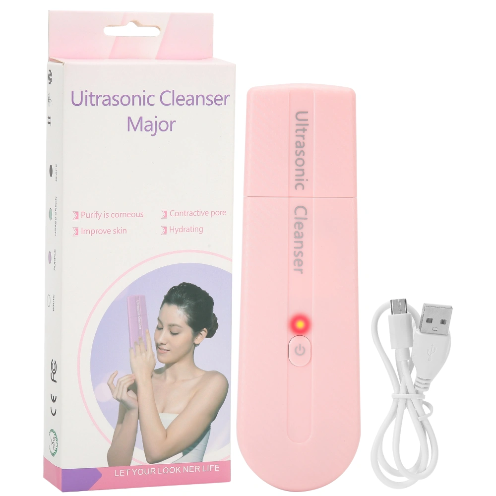 Face Skin Scrubber Pore Cleaning Peeling Machine Ultrasonic Exfoliating SkinCare