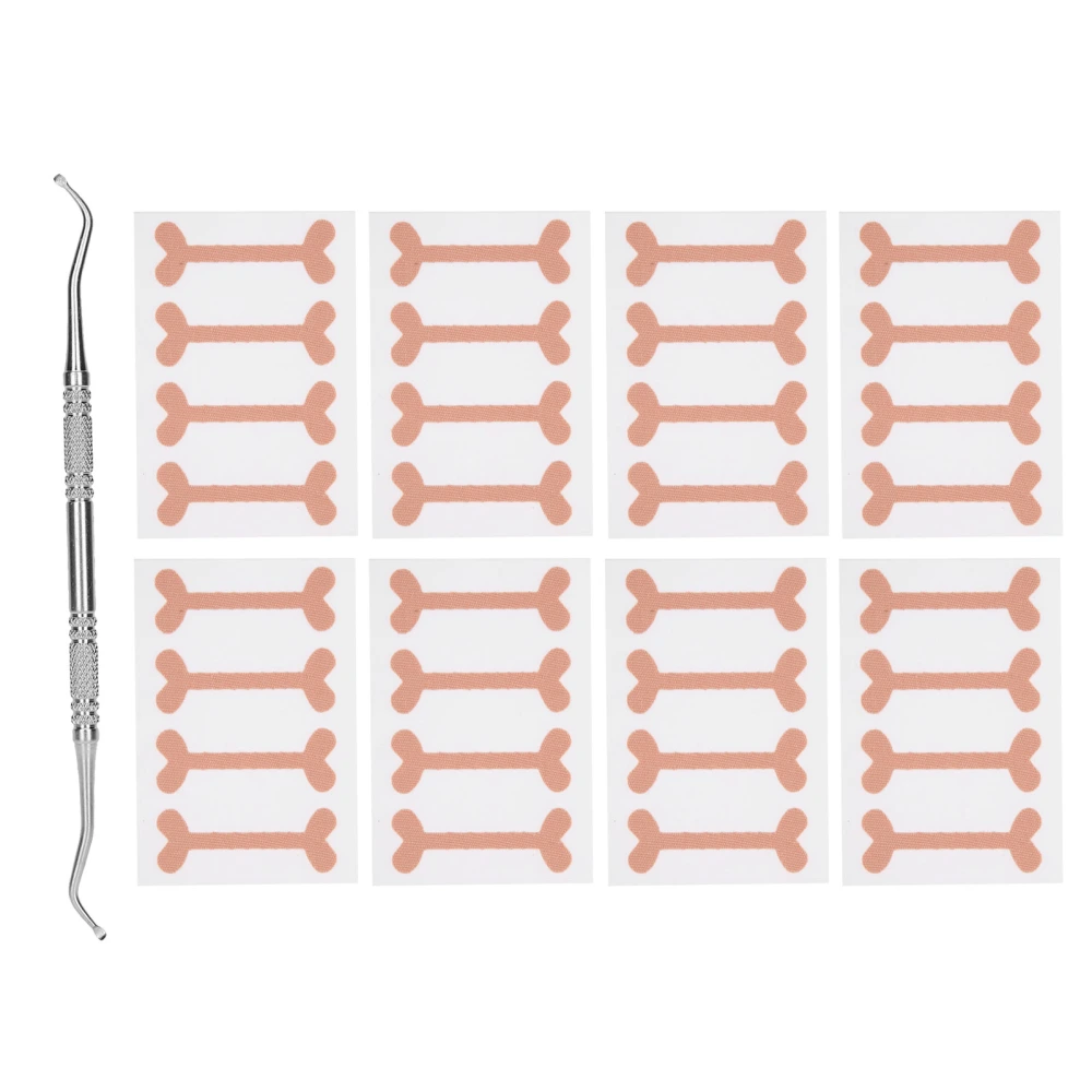 9pcs / Set Ingrown Toenail Correction Stickers Self Adhesive Ingrown Toenail Patch Planing Tool