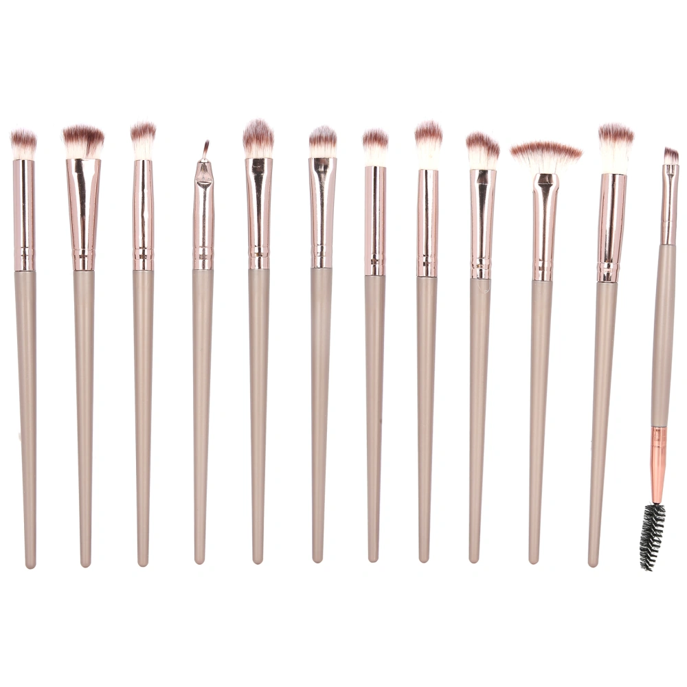 12pcs Makeup Brushes Set Loose Powder Blush Powder Concealer Eyeshadow Lip Brushes