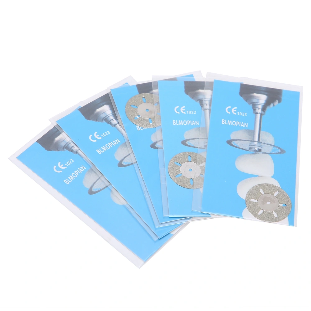 5Pcs/Set Dental Cutting Disc Double Sided Dental Polishing Disc Kit Teeth Cutting13#