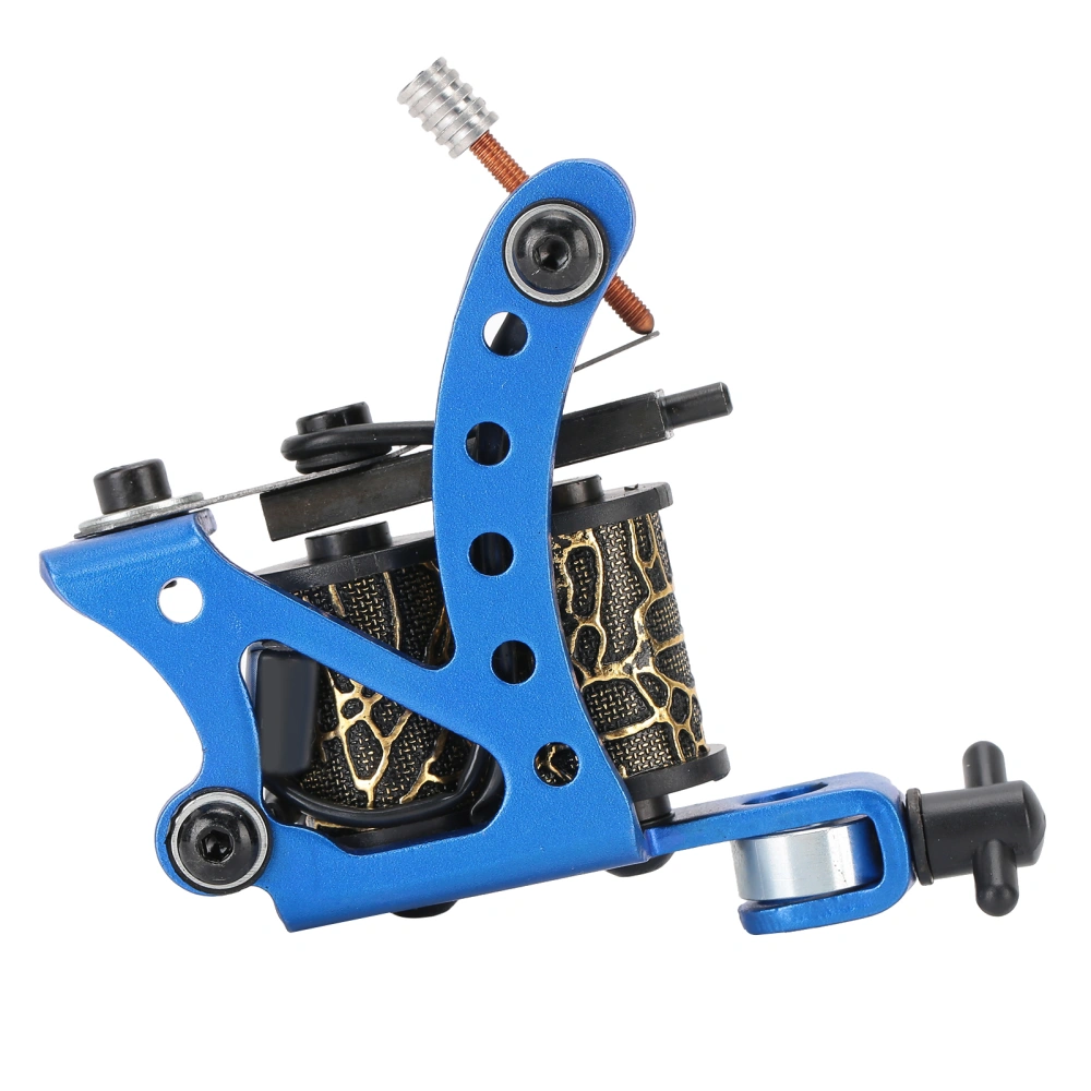 Coil Tattoo Machine Professional Liner Shader Body Tattoo Gun for Beginner TattooistBlue