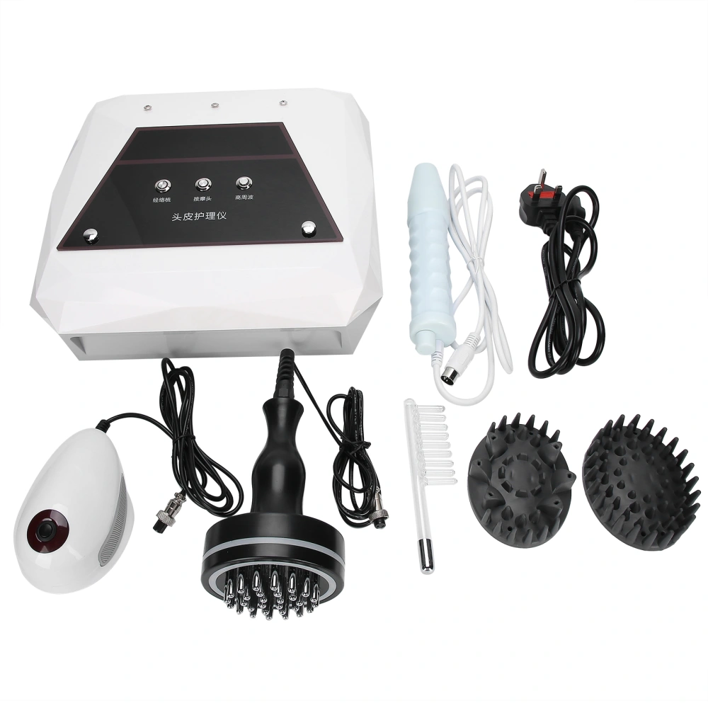 Scalp Care Machine Head Massage MicroCurrent AntiHair Loss Scalp Care Instrument 110240V(UK Plug )