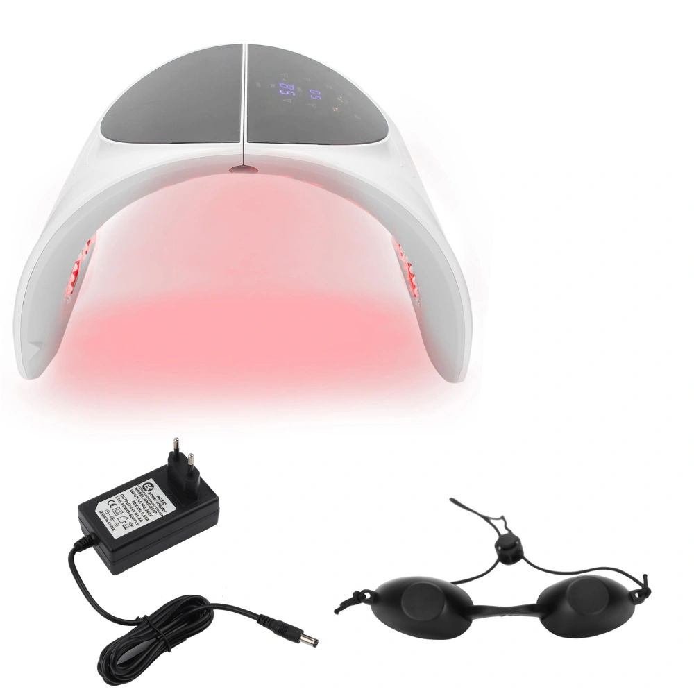 7‑Color Phototherapy Device Acne Removal LED Light Therapy Skin Rejuvenation Machine 110‑240VEU Plug