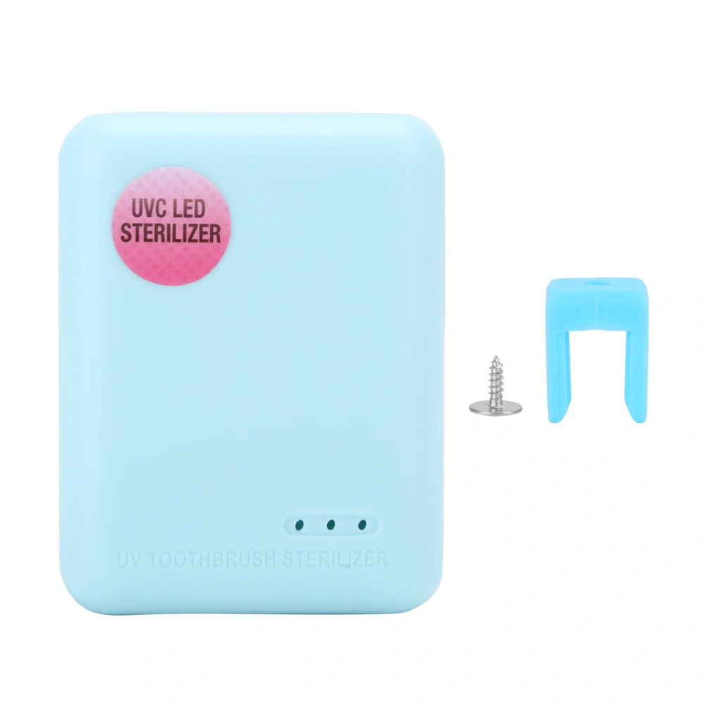 ZL‑18L UV LED Toothbrush Holder Cleaner Wall Mounted Toothbrush Case CleanerBlue