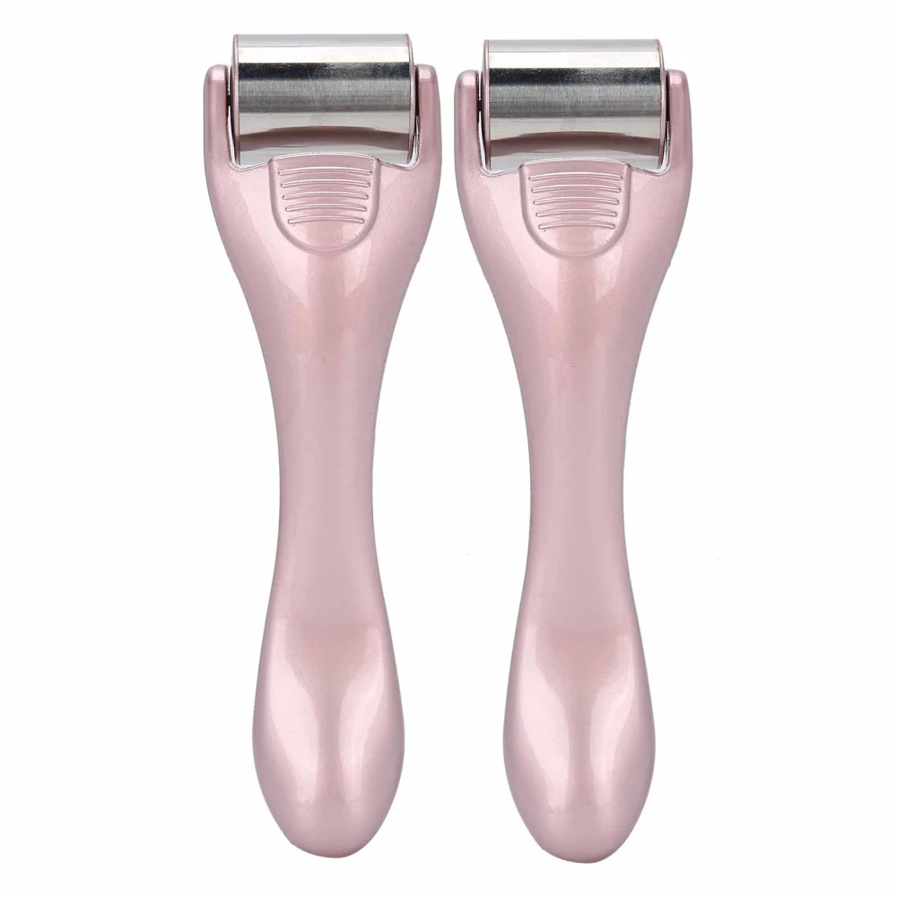 Ice Roller Face Massager Tightening Face Slimming Roller Cold Compress Lifting ToolRose Pink