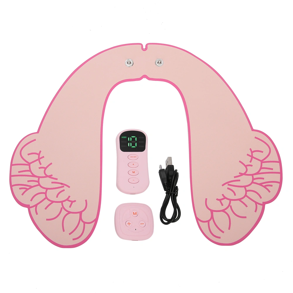 Electric Hip Trainer Remote Butt Muscle Stimulator Rechargeable Lifting Buttock TonerLight Pink