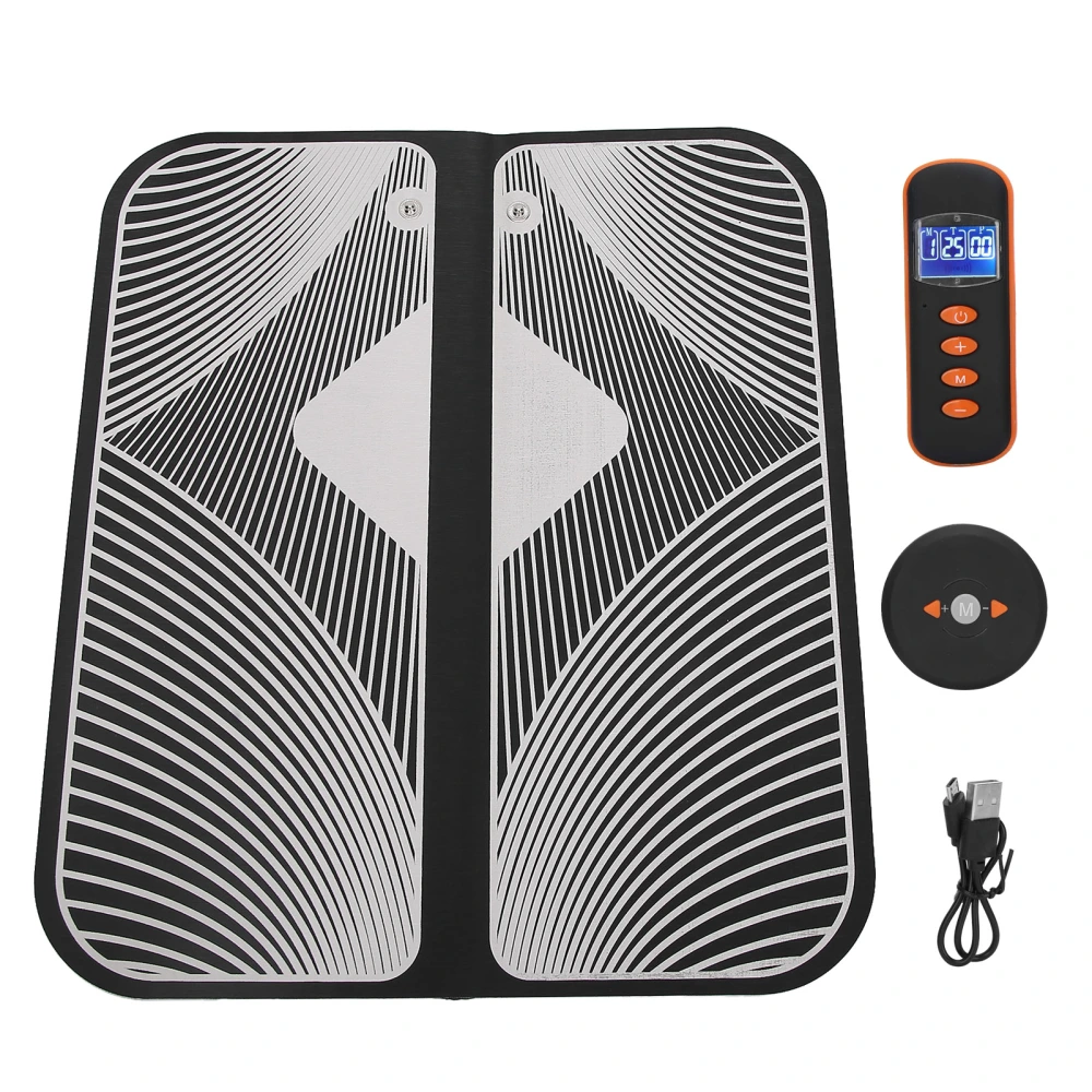 Electric Foot Massager Mat Smart EMS Foot Massager Pad Foot ABS Muscle Stimulator MatWith Remote Control