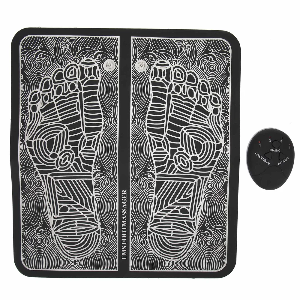 Electric Foot Massager Mat EMS Foot Massager Pad Feet Muscle ABS Stimulator Machine