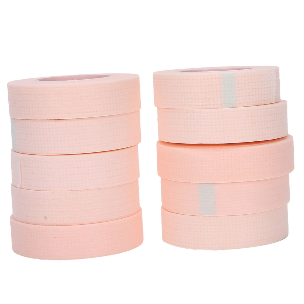 Grafted Eyelash Isolation Tape Breathable Comfortable Sensitive Resistant Eyelash Extension Tape10pcs Pink