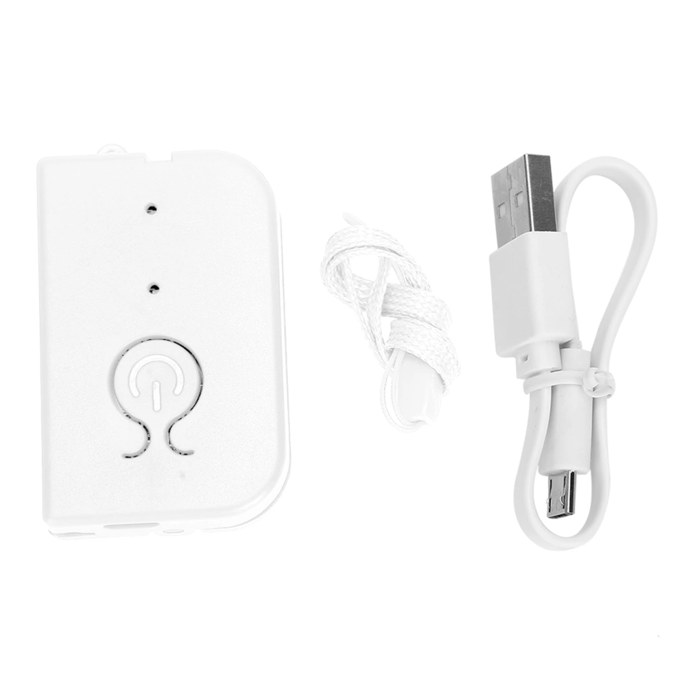 Infusion Fluid Reminder Sensor Automatic Sound Alarm Rechargeable Security Care DeviceWhite