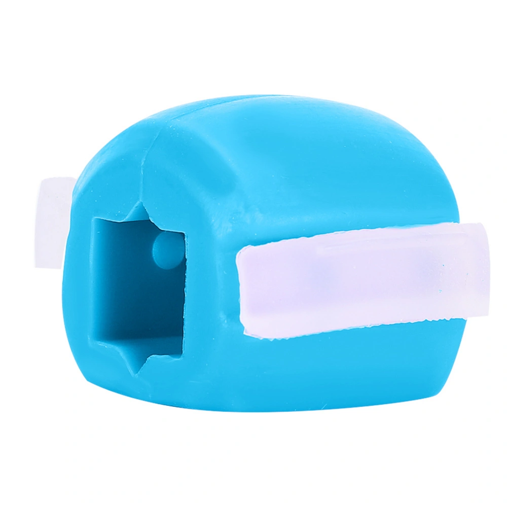 Facial Exerciser Silicone Face Fitness Ball Shaping Muscle Training Jawline Neck TonerBlue