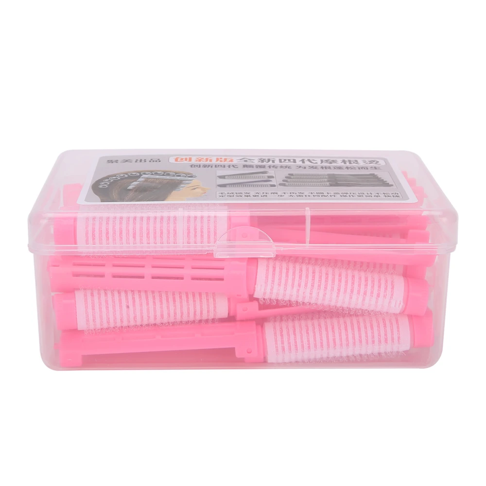 20pcs Hair Perm Rods Fluffy Perming Rod Hair Roller Curler Hairdressing Tool KitPink