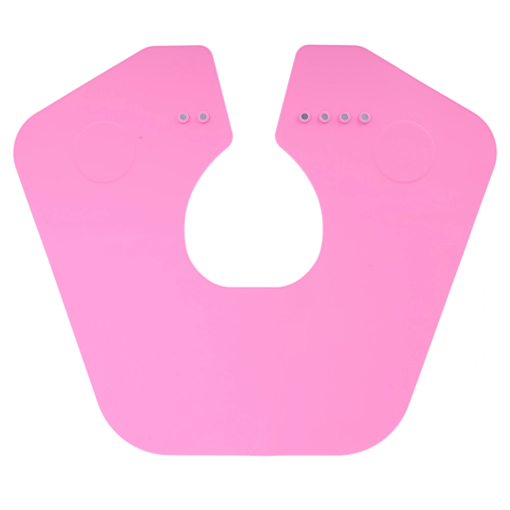 Hair Cutting Collar Silicone Salon Barber Hair Cutting Cape Neck Wrap Guard Hairdressing PadPink