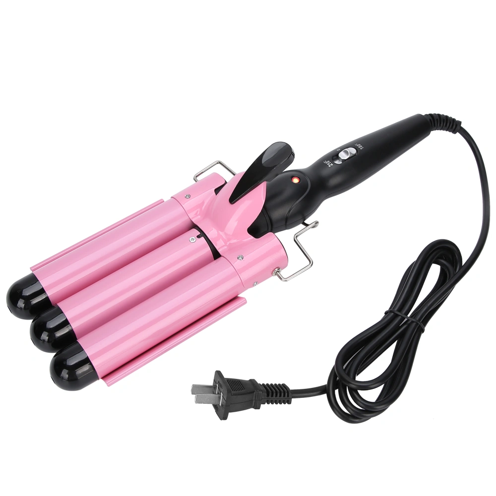 3 Barrel Curling Iron Wand Adjustable Hair Curler Waver Crimper Hair Styling Tool 110V~240VUS Plug 28mm