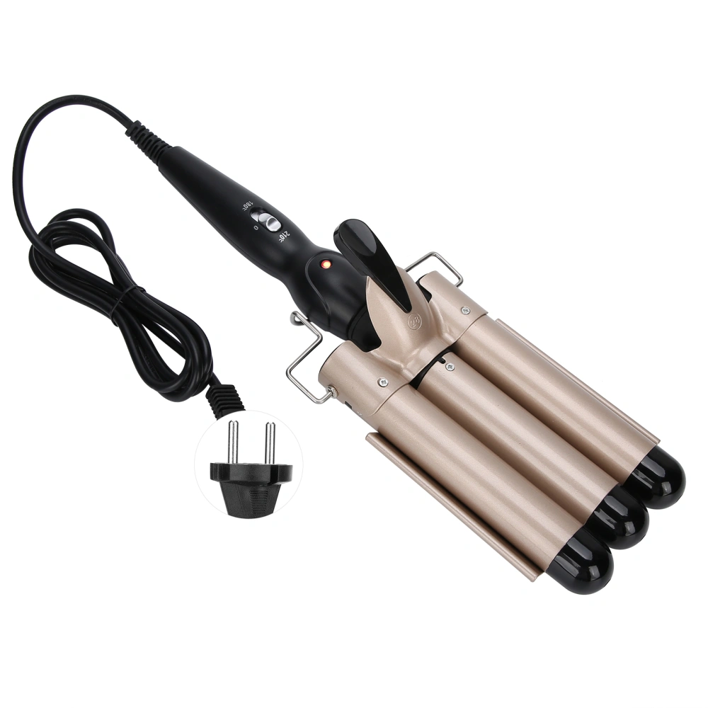 3 Barrel Curling Iron Wand Adjustable Hair Curler Waver Crimper Hair Styling Tool 110V~240VEU Plug 28mm