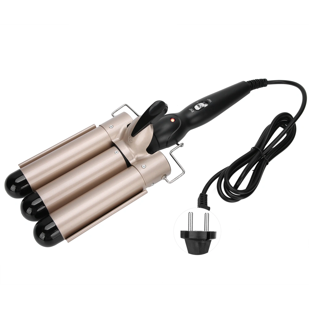 3 Barrel Curling Iron Wand Adjustable Hair Curler Waver Crimper Hair Styling Tool 110V~240VEU Plug 32mm