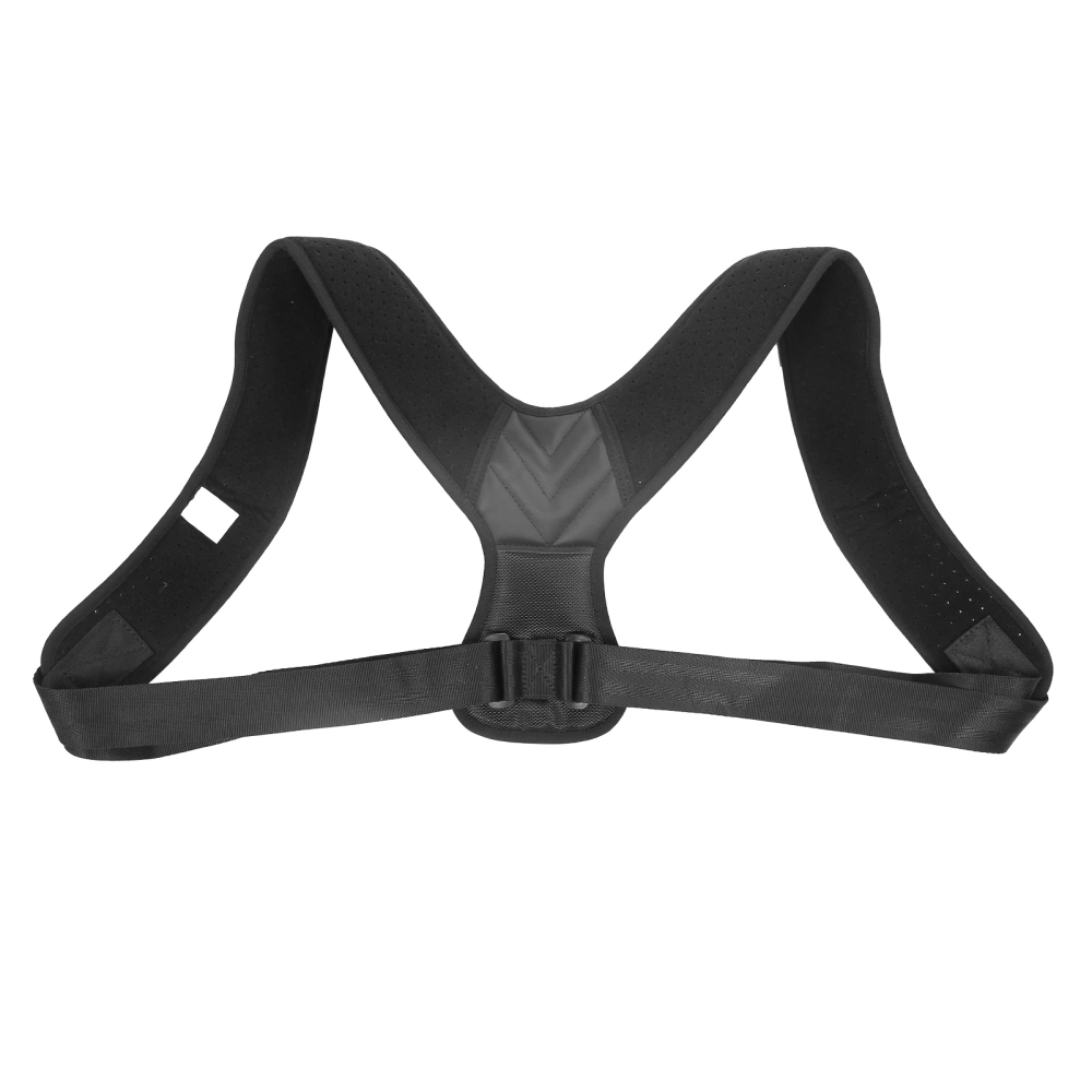 Posture Corrector Adjustable Upper Back Brace Shoulder Lumber Support Belt for Men WomenBlack M