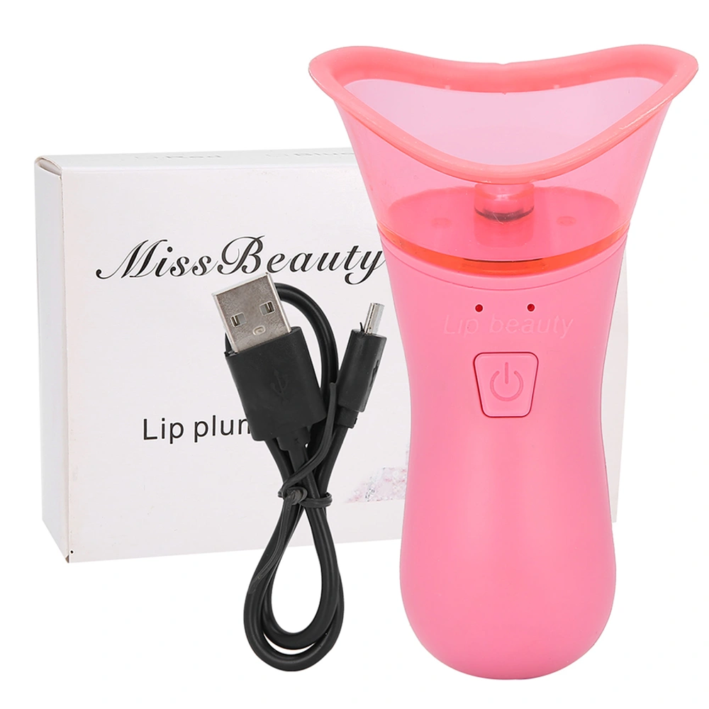 Electric Lip Plumper Automatic Thicker Lip Enhancer Device Enlargement Beauty DevicePink