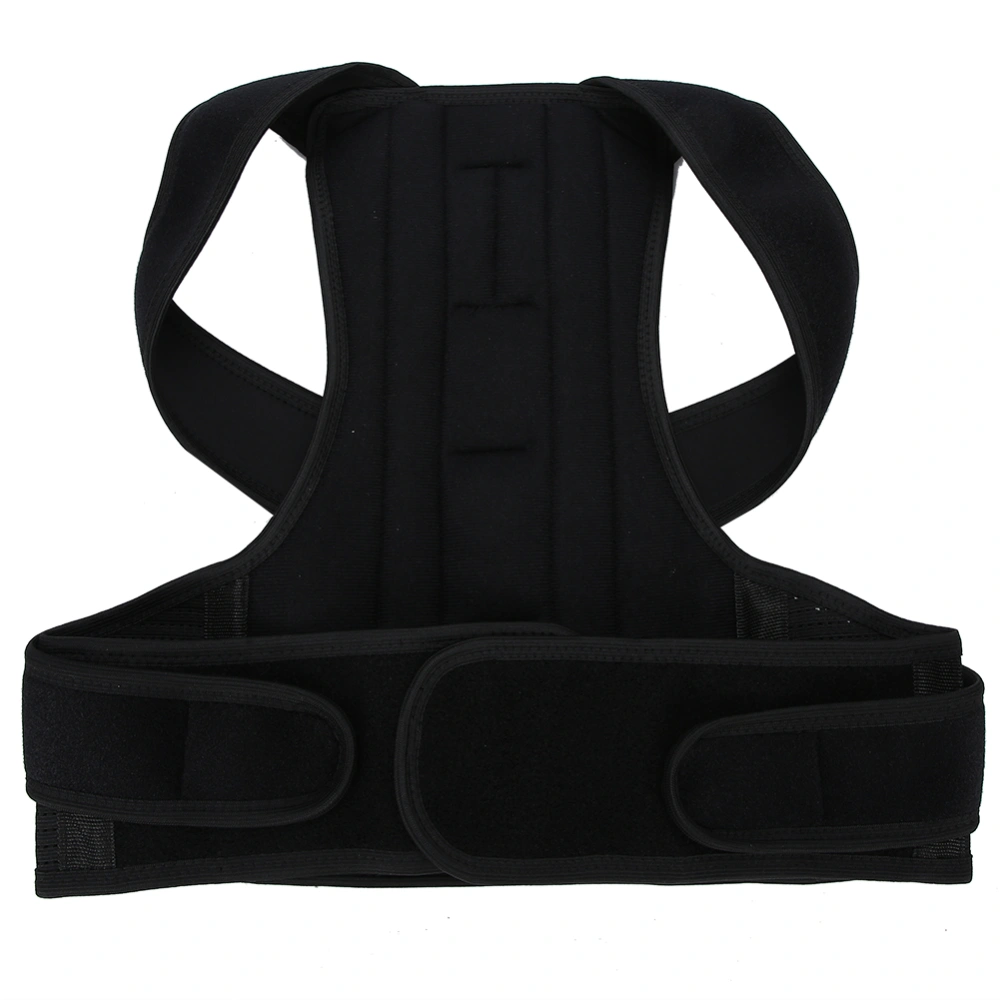 Posture Corrector Therapy Adult Breathable Spine Back Support Shoulder BraceBlack S