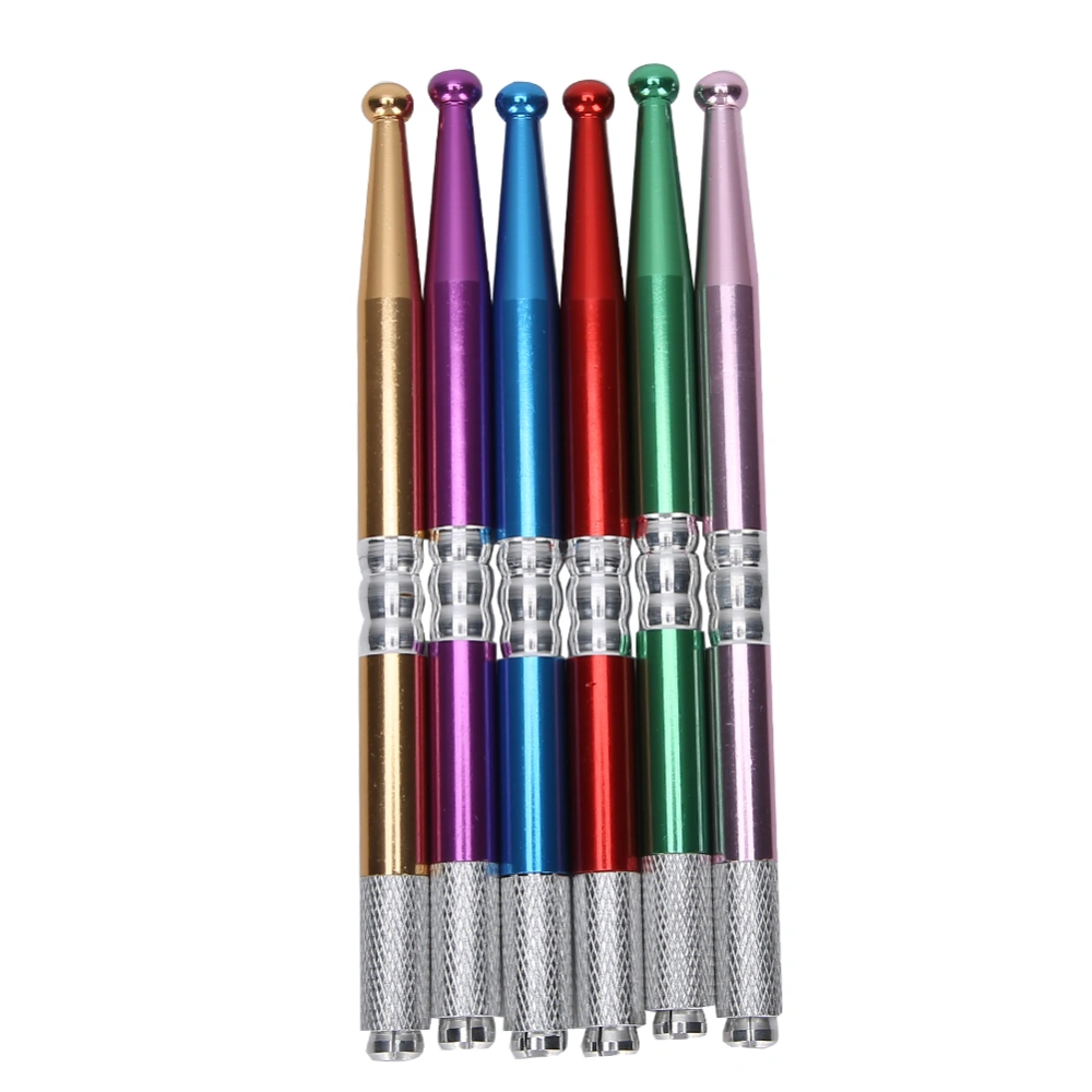 6pcs Manual Lip Tattoo Pen Portable Microblading Eyebrow Shader Tattoo Pen Accessory