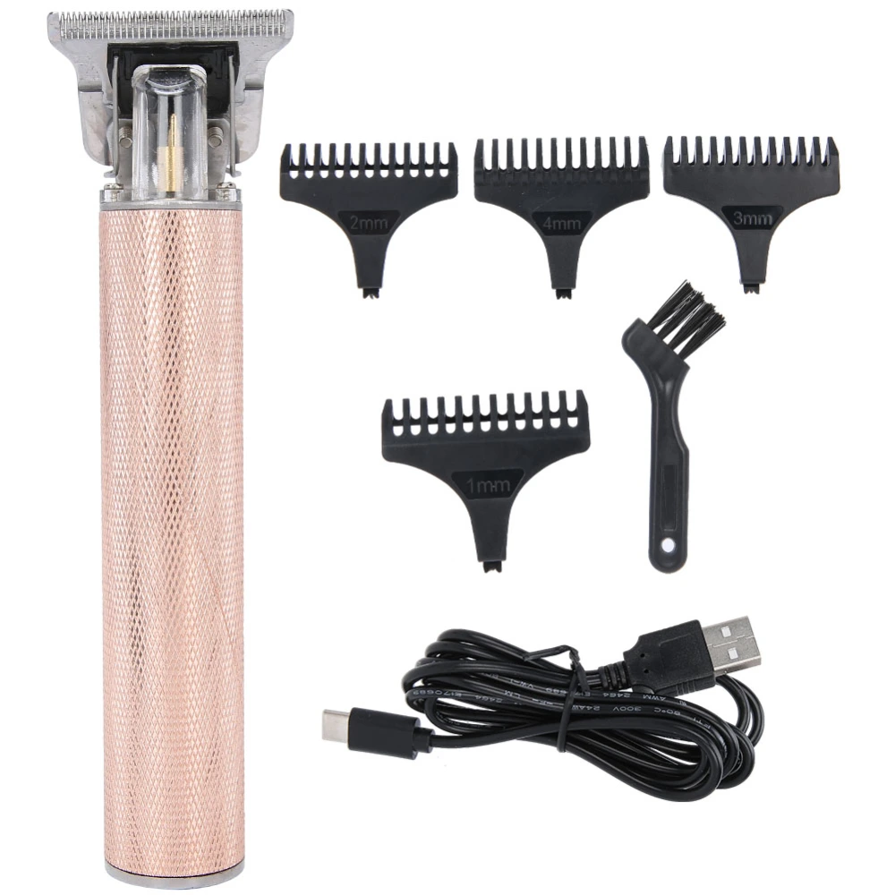 Electric Hair Clipper Carbon Steel Cutter Head Hair Trimmer Rechargeable Household Hair Clipper