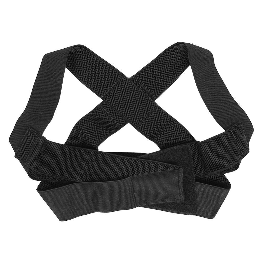 Adult Unisex Posture Corrector Brace Back Spine Support Hunchback Correction BeltBlack S