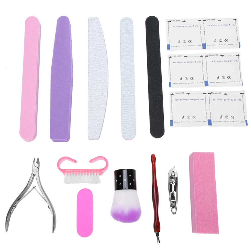 Nail Polishing Strip Dead Skin File Clipper Professional Nail Art Tools for Home Salon