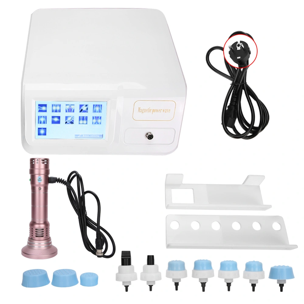 ED Shockwave Therapy Machine Pain Relief Treatment Massager Instrument Equipment 110‑240VRose Gold EU Plug