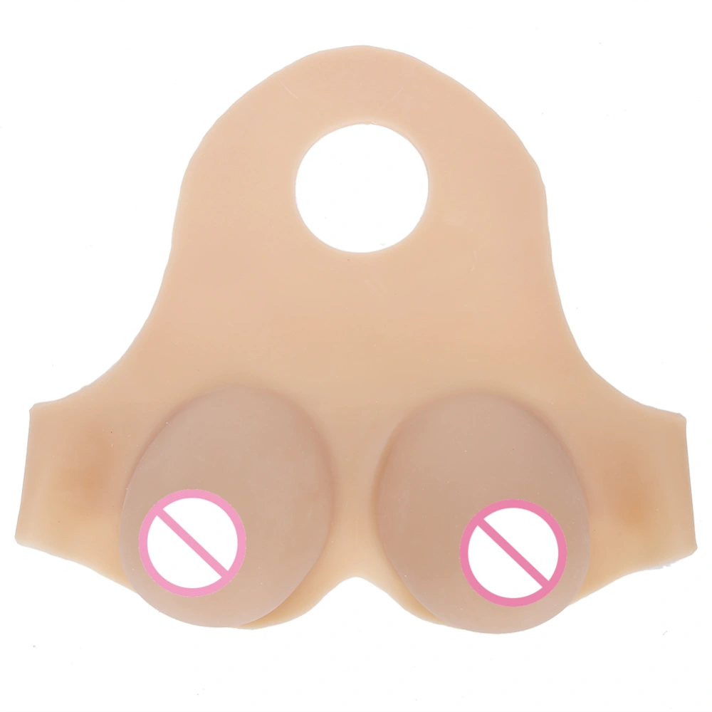 Silicone Breast Form Halterneck Type Artificial Fake Boobs for Mastectomy Crossdresser D Cup