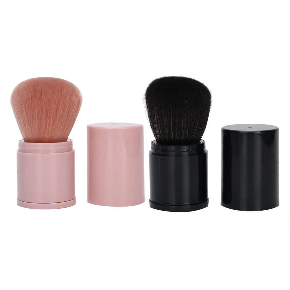 2Pcs Powder Blush Brush Professional Retractable Contour Powder Face Brush Loose Powder Brush