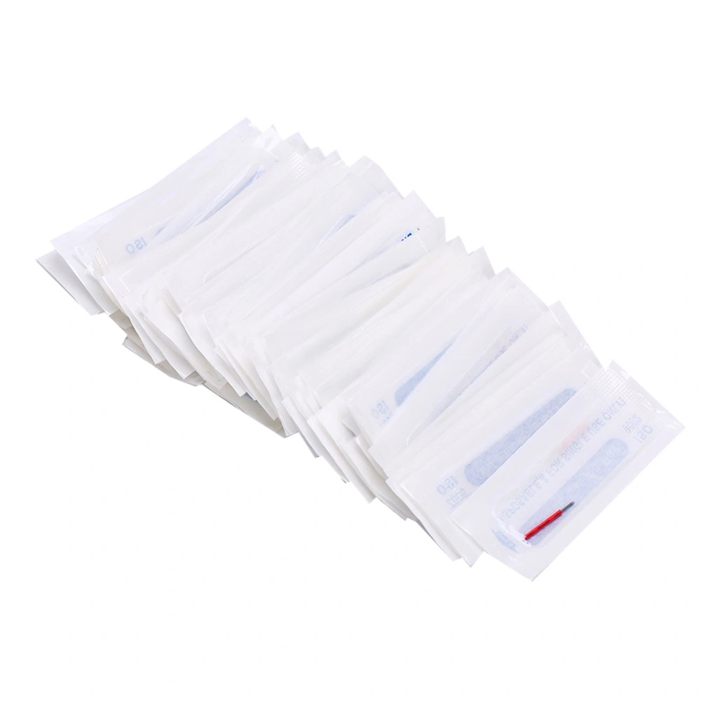 100pcs Microblading Needles Eyebrow Tattoo Needle SemiPermanent Tattoo Needle(5RL )