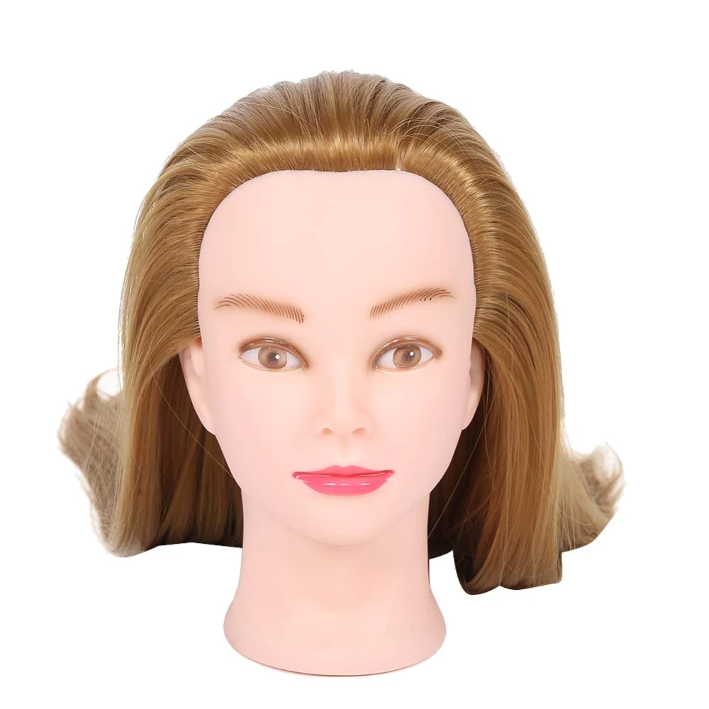 Wig Hair Mannequin Head Hair Styling Braiding Salon Training Practice Head Model 70cm